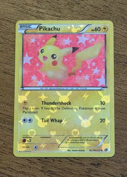 Pikachu RC7/RC25 Radiant Collection Holo Pokemon Card LP - Image 1
