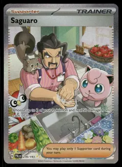 Pokemon Cards Saguaro 270/193 Paldea Evolved Special Illustration Rare NM - Image 1