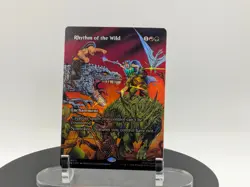 MTG Rhythm of the Wild BORDERLESS FOIL #0012 TMNT PZA Mythic NM Rare - Image 1