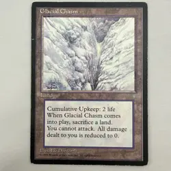 Glacial Chasm x1 MTG Ice Age 1x Magic Very Good Moderate Play VG - Image 1