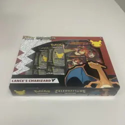 Pokemon Celebrations Lance's Charizard V Box 25th Anniversary TCG ‘ 820650101625 - Image 1
