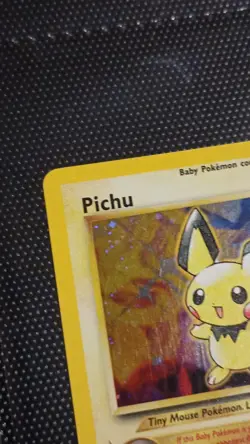 Pokemon Pichu Holo Rare 12/111 Neo Genesis 2000 30 HP Baby Ken Sugimori - Image 5
