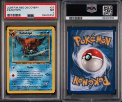 Pokemon Kabutops 25/75 Non-Holo Rare Neo Discovery PSA 7 - Image 3