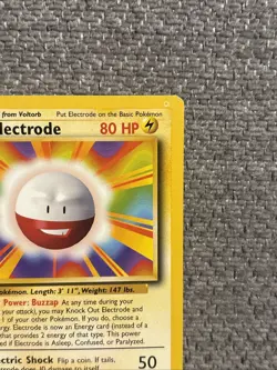 Pokemon TCG Base Set Electrode 21/102 Unlimited Regular Rare, LP Condition - Image 3