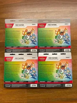 4 x POKEMON TCG First Partner Illustration Collection Series 1 - Image 2