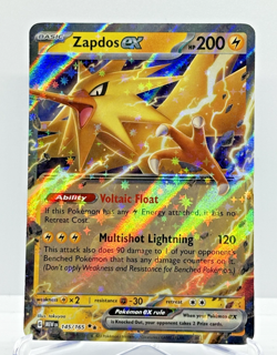 Zapdos ex - 145/165 - Pokemon 151 - Double Rare - Pack Fresh NM - Image 1