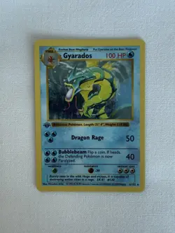 1999 POKEMON GAME #6 GYARADOS-HOLO 1ST EDITION - Image 1