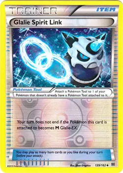 4x NM-Mint Glalie Spirit Link - 139/162 - Uncommon - Reverse Holo Pokemon BREAKt - Image 1