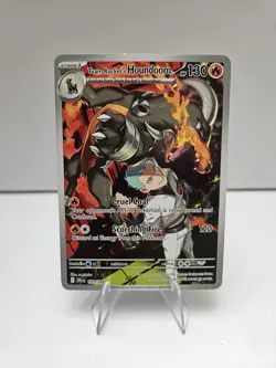 Pokemon Team Rocket's Houndoom (191/253) Destined Rivals LP HOLO - Image 1
