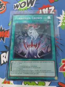Forbidden Crown BPRO-EN067 Burst Protocol 1st Edition Yu-Gi-Oh secret rare - Image 1