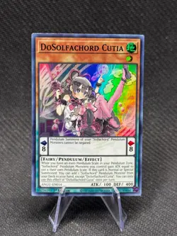 Yugioh! DoSolfachord Cutia - 1st Ed Super Rare - ANGU-EN014 - Image 1