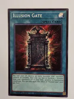MZMU-EN023 Illusion Gate Secret Rare 1st Edition YuGiOh NM - Image 1
