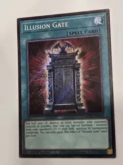 MZMU-EN023 Illusion Gate Secret Rare 1st Edition YuGiOh NM - Image 2