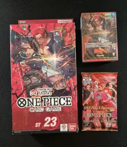 One Piece TCG ST-23 RED Shanks - Sealed Deck + 1x EB-03 Booster English - Image 1