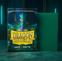 Dragon Shield Jade Matte Premium Card Sleeves Japanese Size 60ct - Image 1