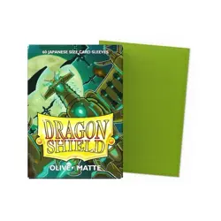 Dragon Shield Olive Matte Card Sleeves Japanese Size 60ct - Image 2