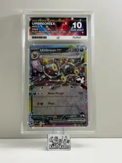 Umbreon EX 060/131 Play Prize Pack Stamp Pokemon Card Ace 10 -Perfect Sub Grades - Image 1