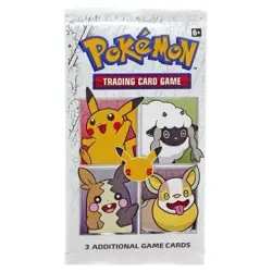 SEALED Pokemon General Mills 25th Anniversary Booster Pack - 3 Cards/Pack - NEW - Image 1