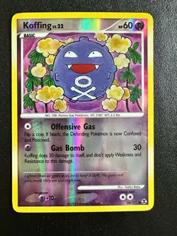 Pokemon Card - Koffing Rising Rivals 68/111 Common Reverse Holo - Image 1