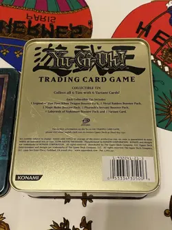 YU--GI-OH 2003 JOEY GEARFIELD THE IRON KNIGHT COLLECTOR TIN NO TCG CARD TIN ONLY 53334305006 - Image 2