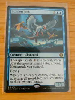 MTG Sunderflock 0074 Lorwyn Eclipsed M/NM Free UK P&P - Image 1