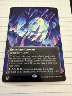 Gemstone Caverns (0151) (Borderless) (Galaxy Foil) Edge of Eternities:... - Image 2