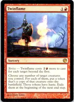 MTG Twinflame Journey Into Nyx Magic the Gathering #115 English LP x1 - Image 1