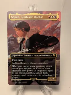 MTG Squall, Gunblade Duelist NONFOIL - x1 - NM - Final Fantasy Scene Box - Image 1