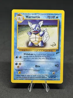 Pokemon Wartortle [W Stamped] 63/130 Wotc Promo Regular - Image 1