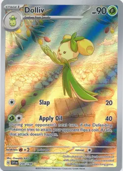 Dolliv - 200/198 Illustration Rare Scarlet & Violet Base Set Pokemon TCG - Image 1