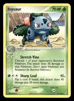 Ivysaur 35/100 Uncommon Crystal Guardians Pokemon LP - Image 1