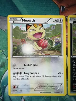 Pokemon TCG Meowth & Inkay 67 & 41/108 Roaring Skies Set – The Great Berry Heist - Image 2