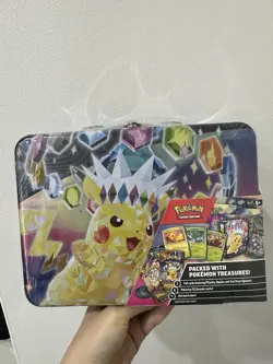 2024 Nov POKEMON TCG Surging Sparks Collectors Chest (6 booster packs)- Sealed - Image 1