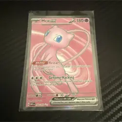 Pokemon Mew EX 193/165 Scarlet & Violet 151 Ultra Rare Holo 180 HP Restart - Image 1