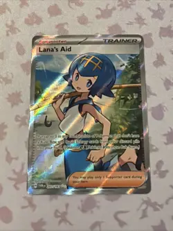 Pokemon TCG Lana's Aid 207/167 SV06: Twilight Masquerade Holo Ultra Rare - Image 1