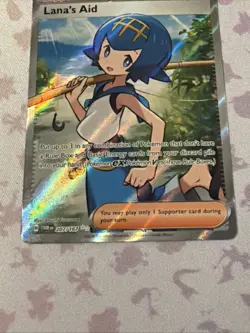 Pokemon TCG Lana's Aid 207/167 SV06: Twilight Masquerade Holo Ultra Rare - Image 3