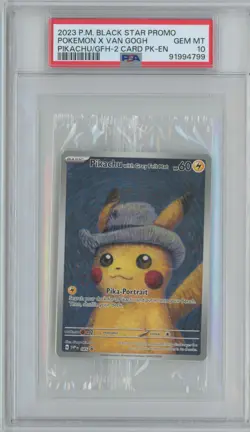 2023 P.M. Black Star Promo Pokemon X Van Gogh Pokemon Van Gogh PSA 10 - Image 1