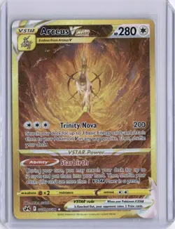 Arceus VSTAR 2023 Crown Zenith Galarian Gallery Holo GG70/GG70 Pokemon Full Art - Image 1