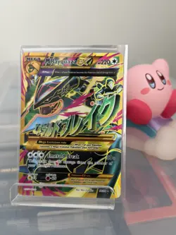 Pokemon M Mega Rayquaza EX 98/98 Full Art Holo Foil Rare - Image 1