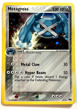 Metagross 2004 Pokemon POP Series 1 Holo #2/17 Light Play - Image 1