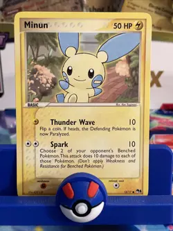 Pokemon TCG Minun 12/17 POP Series 1 NM - Image 1