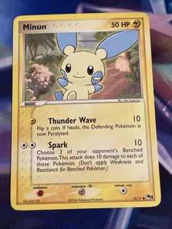 Pokemon TCG Minun 12/17 POP Series 1 NM - Image 2