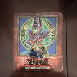 Konami Yu-Gi-Oh! Dark Magician Yugi Collectible Tin Vintage 2003 EMPTY - Image 1