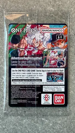One Piece Promotion Card - Monkey.D.Luffy SEALED College Basketball US NEW - Image 2