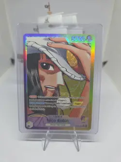 One Piece TCG Nico Robin OP09-062 Leader Parallel Alternative Art English NM - Image 1