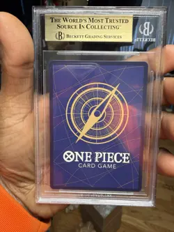 2023 MONKEY D. LUFFY Winner P-036 OP04 Pre-Release Promo One Piece BGS 10 - Image 2