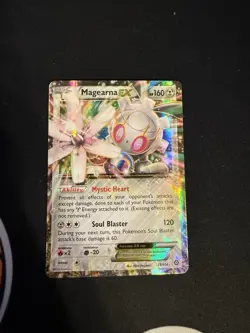 NM Magearna EX 75/114 XY Steam Siege Ultra Rare Pokemon Card TCG - Image 1