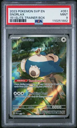 Snorlax 051 Sv: Scarlet & Violet Promo Cards Holo - Image 1