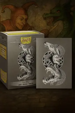 Dragon Shield Loki Silver Matte Art Card Sleeves Standard 100ct - Image 1