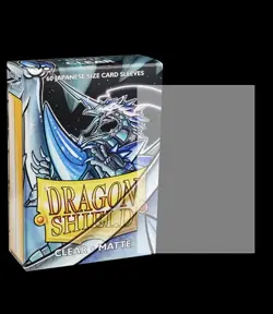 Dragon Shield Japanese Size Clear Matte Premium Card Sleeves 60ct - Image 2